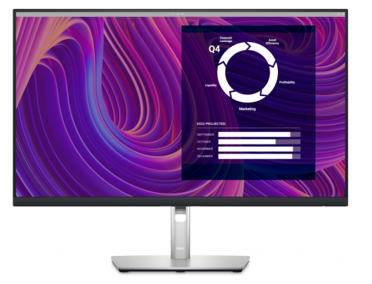 Monitorius Dell P2723D 27", IPS, QHD, 2560 x 1440, 16:9, 5 ms, 350 cd/m², Black, 60 Hz, HDMI ports quantity 1