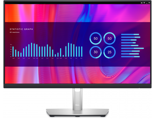 Monitorius Dell USB-C Hub P2423DE 23.8", IPS, QHD, 2560 x 1440, 16:9, 5 ms, 300 cd/m², Black, 60 Hz, HDMI ports quantity 1