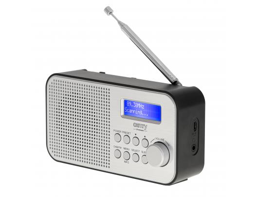 Radijo imtuvas Camry Portable Radio CR 1179 Display LCD, Black/Silver, Alarm function
