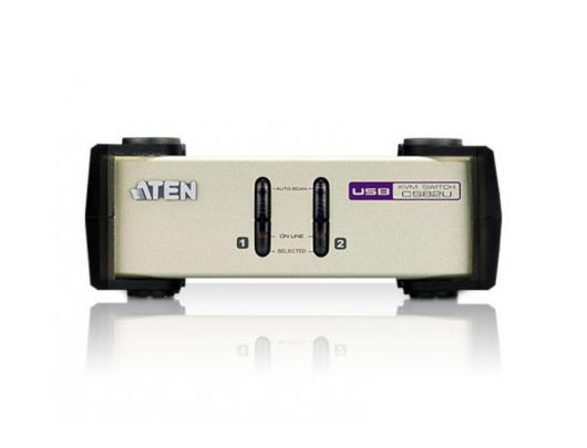 Adapteris Aten 2-Port PS/2-USB VGA KVM Switch CS82U-AT