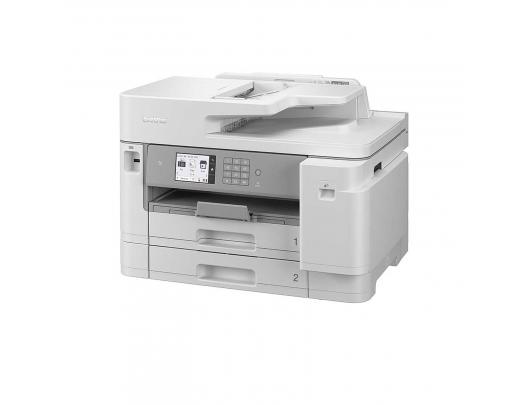 Rašalinis daugiafunkcinis spausdintuvas Brother Multifunctional printer MFC-J5955DW Colour, Inkjet, 4-in-1, A3, Wi-Fi, White
