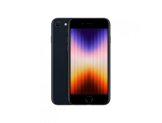 Mobilusis telefonas Apple iPhone SE 3rd Gen Midnight, 4.7", Retina IPS LCD, 1334 x 750 pixels, Apple, A15 Bionic, Internal RAM 4 GB, 64 GB, Single SIM