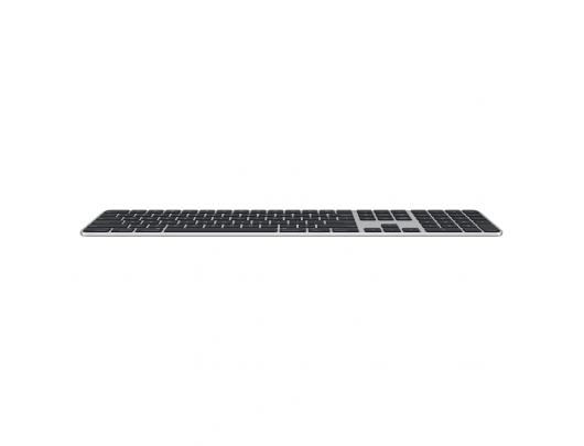 Klaviatūra Apple Magic Keyboard with Touch ID MMMR3Z/A Standard, Wireless, EN, Numeric keypad, Black, Bluetooth
