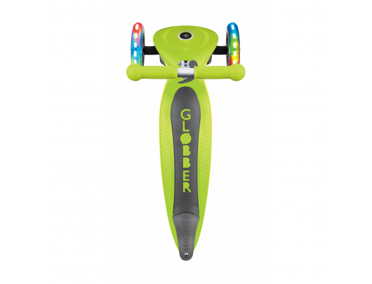 Paspirtukas Globber Primo Foldable Lights Scooter, Light lime green