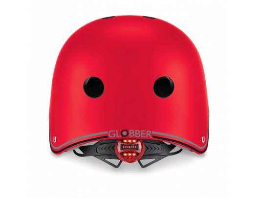 Šalmas Globber Helmet Primo Lights Red