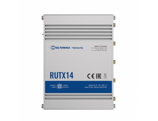 Maršrutizatorius Teltonika RUTX14, belaidis, WWAN, Wi-Fi 5, LTE, Bluetooth, 3G, stacionarus, 5 prievadų jungiklis, 2.4 GHz / 5 GHz