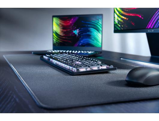 Klaviatūra Razer Gaming Keyboard Deathstalker V2 Pro RGB LED light, US, Wireless, Black, Optical Switches (Linear), Numeric keypad