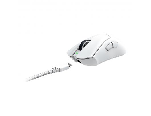 Žaidimų pelė Razer DeathAdder V3 Pro Gaming Mouse, Optical, 30000 DPI, White