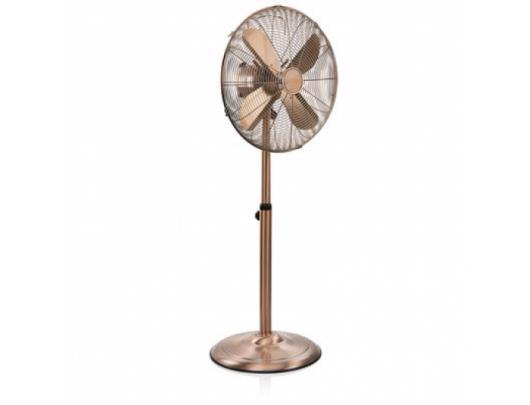 Ventiliatorius su stovu Tristar VE-5971	 Retro stand fan, Number of speeds 3, 50 W, Oscillation, Diameter 40 cm, Copper