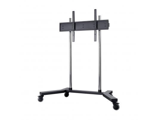 Televizoriaus stovas EDBAK Flat Screen Trolley for One TR18, 60-98", Trolleys & Stands, Maximum weight (capacity) 80 kg, Black