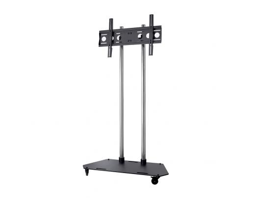 Televizoriaus laikiklis EDBAK Flat Screen Trolley for One TR2c-B, 40-70", Trolleys & Stands, Maximum weight (capacity) 80 kg, Black