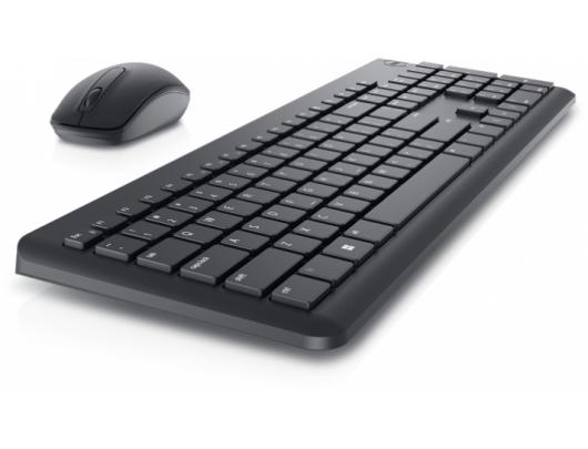 Klaviatūra+pelė Dell Keyboard and Mouse KM3322W Keyboard and Mouse Set, Wireless, Batteries included, US, Black