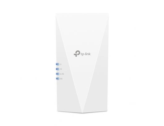 Belaidės prieigos taškas TP-LINK AX1800 Wi-Fi 6 Range Extender RE600X 802.11ax 2.4GHz/5GHz Ethernet LAN (RJ-45) ports 1 MU-MiMO Yes no PoE Antenna ty