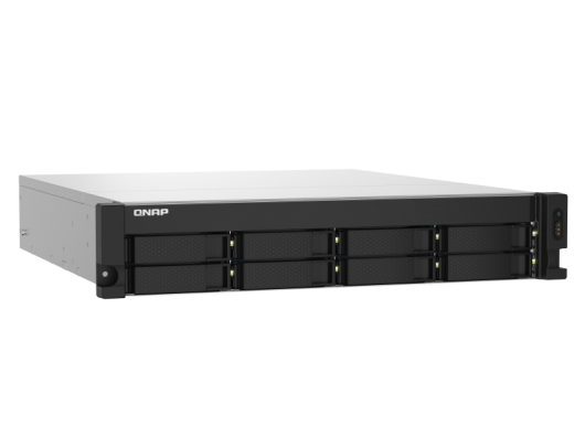 Diskų masyvas QNAP 8-Bay NAS 	TS-832PXU-RP-4G Up to 8 HDD Hot-swap, AL324 ARM Cortex-A57 Quad-Core, Processor frequency 1.7 GHz, 4GB, DDR4, 2x2.5GbE,