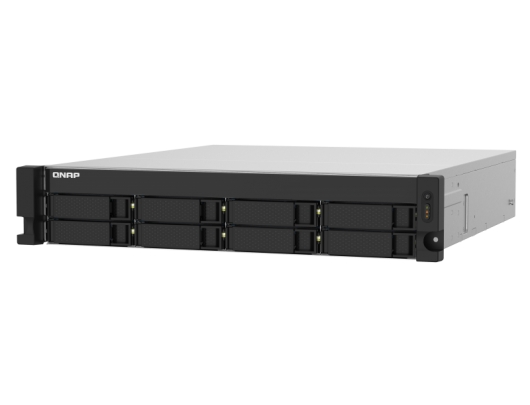Diskų masyvas QNAP 8-Bay NAS 	TS-832PXU-RP-4G Up to 8 HDD Hot-swap, AL324 ARM Cortex-A57 Quad-Core, Processor frequency 1.7 GHz, 4GB, DDR4, 2x2.5GbE,