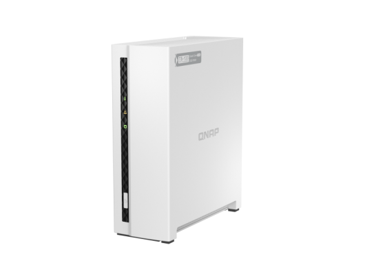 Diskų masyvas QNAP 1-Bay ARM 	TS-133 Up to 1 SATA 6Gb/s, 3Gb/s, Cortex-A55, Processor frequency 1.8 GHz, 2 GB, N/A, 1xUSB 2.0, 1xUSB 3.2 Type-A; 1xGi