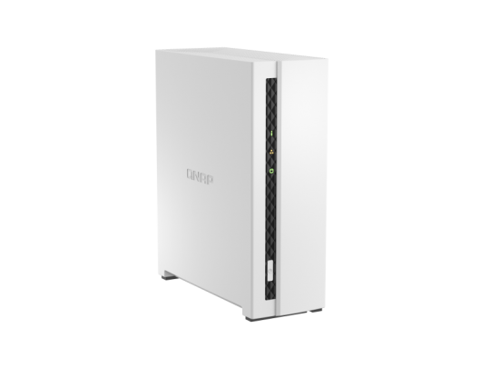 Diskų masyvas QNAP 1-Bay ARM 	TS-133 Up to 1 SATA 6Gb/s, 3Gb/s, Cortex-A55, Processor frequency 1.8 GHz, 2 GB, N/A, 1xUSB 2.0, 1xUSB 3.2 Type-A; 1xGi