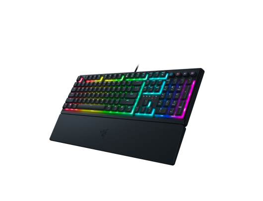 Klaviatūra Razer Ornata V3  Gaming Keyboard, RGB LED light, US, Black, Wired, Mecha-Membrane