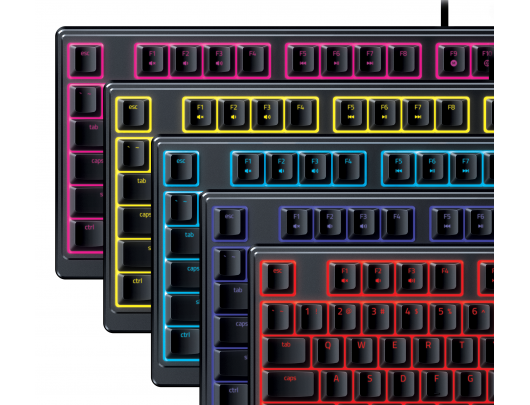 Klaviatūra Razer Gaming Keyboard Ornata V3 X RGB LED light, US, Wired, Black, Silent Membrane, Numeric keypad
