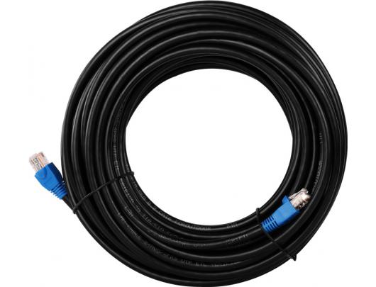 Tinklo kabelis goobay patch cable 10 m juodas