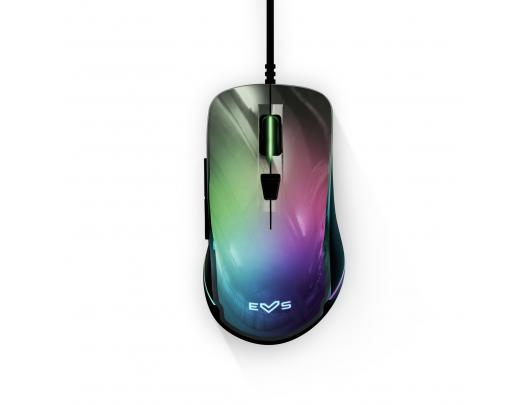 Žaidimų pelė Energy Sistem Gaming Mouse ESG M3 Neon (Mirror Effect, USB braided cable, RGB LED light, 7200 DPI)