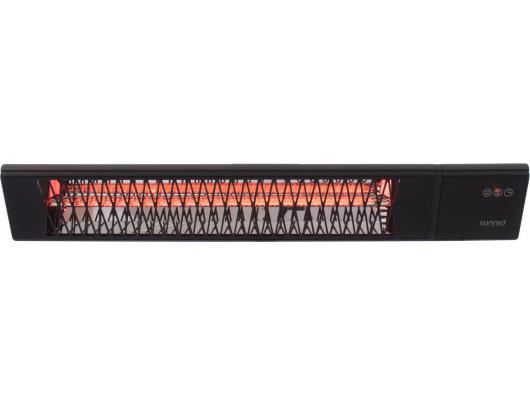 Infraraudonųjų spindulių šildytuvas SUNRED Heater PRO25W-SMART, Triangle Dark Smart Wall Infrared, 2500 W, Black, IP55