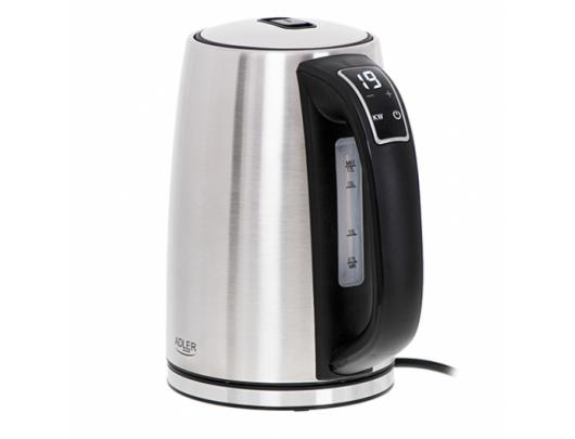 Virdulys Adler Kettle AD 1340	 Electric, 2200 W, 1.7 L, Stainless steel, 360° rotational base, Inox