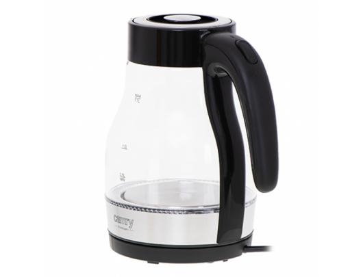 Virdulys Camry Kettle CR 1300 Electric, 2200 W, 1.7 L, Stainless steel, 360° rotational base, Black