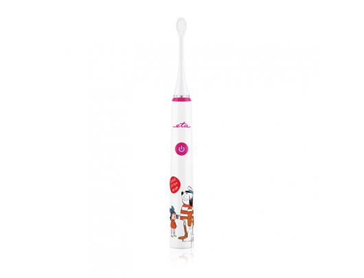 Dantų šepetėlis ETA Sonetic Kids Toothbrush ETA070690010 Rechargeable, skirta kids, Number of teeth brushing modes 4, Pink/White