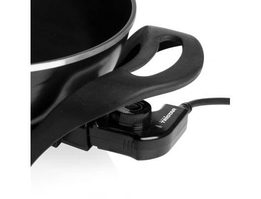 Wok keptuvė Tristar Electric Wok PZ-9130 1500 W, Stainless steel, 4.5 L, Black