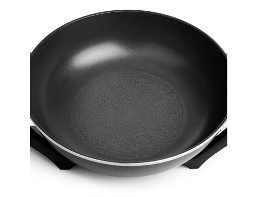 Wok keptuvė Tristar Electric Wok PZ-9130 1500 W, Stainless steel, 4.5 L, Black