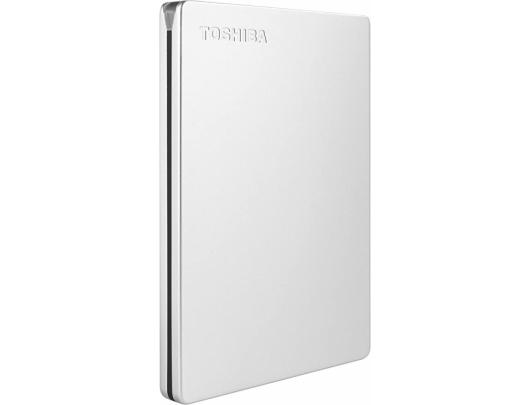 Išorinis diskas Toshiba Canvio Slim 2.5" 1TB Premium, Silver