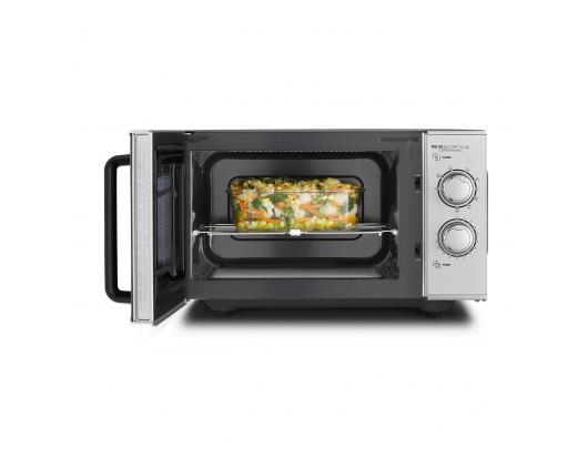 Mikrobangų krosnelė Caso | Ceramic Microwave Oven with Grill | MG 25 Ecostyle | Free standing | 25 L | 900 W | Grill | Silver