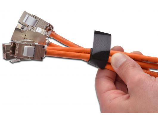 Kabelio kanalas Digitus | Cable management touch fastener strap | 10 m
