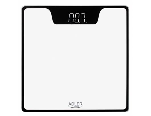 Svarstyklės Adler Bathroom Scale AD 8174w Maximum weight (capacity) 180 kg, Accuracy 100 g, White