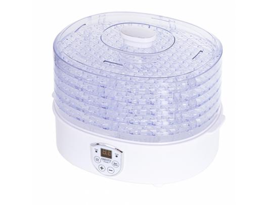 Vaisių džiovyklė Camry Food Dehydrator CR 6659	 Power 240 W, Number of trays 5, Temperature control, Integrated timer, White