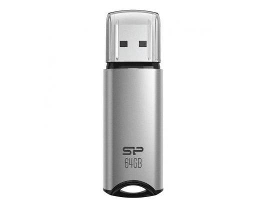 USB raktas Silicon Power USB Flash Drive Marvel Series M02 64 GB, Type-A USB 3.2 Gen 1, Silver