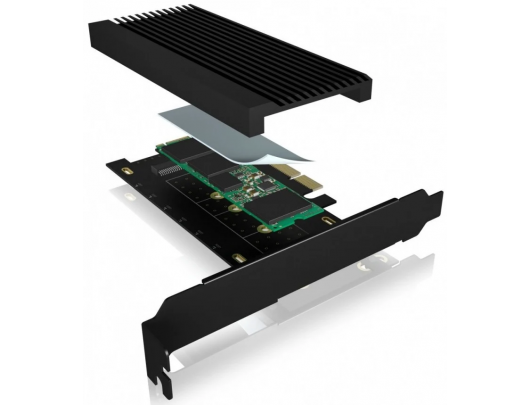 Adapteris Raidsonic IB-PCI208-HS, sąsajos adapteris, M.2, PCIe 4.0 x4
