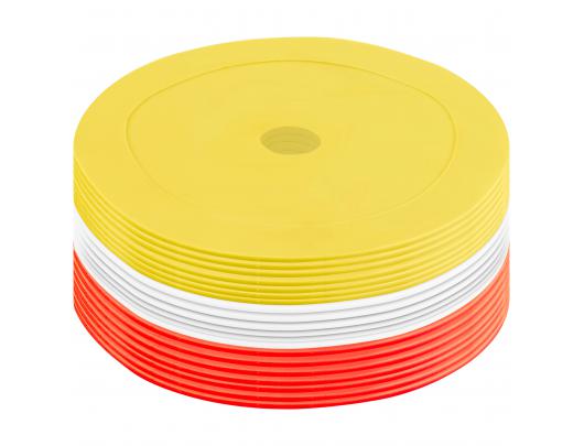 Gumos Pure2Improve Rubber Training Markers Red/White/Yellow