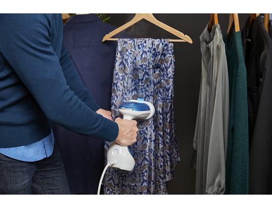 Drabužių garintuvas TEFAL DT9530E1, 4 in 1, 1700W galia, 0.02 L vandens talpa, mėlynas/baltas