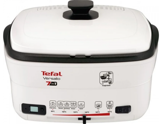 Professor have mistaken poverty Multifunkcinis puodas TEFAL Multicooker FR490070 Versalio Deluxe 7 in 1  Capacity 2 L, White