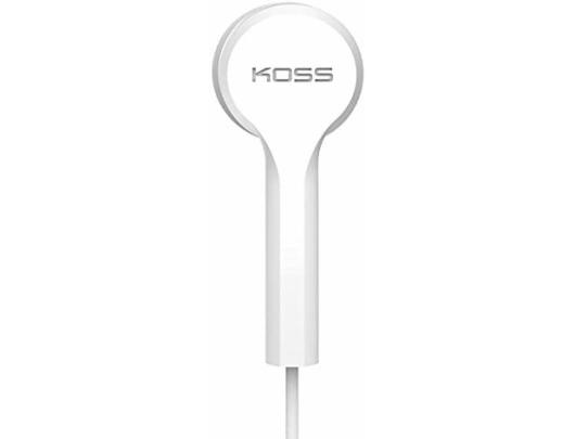 Ausinės Koss Headphones KEB9iW Wired, In-ear, Microphone, White