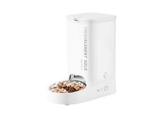 Automatinė šėrykla PETKIT Smart Pet Feeder Fresh Element Solo Capacity 3 L, Material ABS, Stainless steel, White