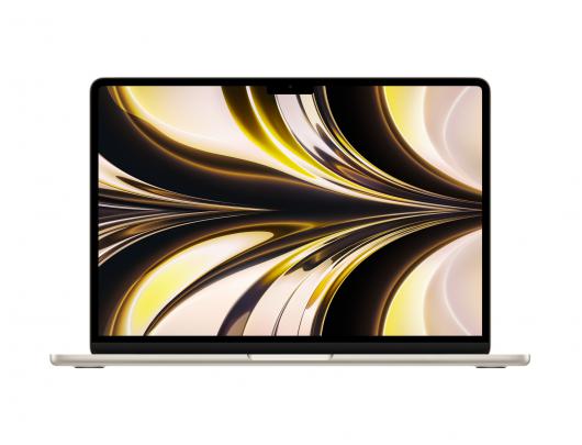 Nešiojamas kompiuteris Apple MacBook Air Starlight, 13.6", IPS, 2560x1664, Apple M2, 8GB, SSD 256GB, Apple M2 8-core GPU, Without ODD, macOS, 802.11a