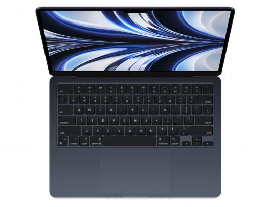 Nešiojamas kompiuteris Apple MacBook Air Midnight, 13.6", IPS, 2560x1664, Apple M2, 8GB, SSD 256GB, Apple M2 8-core GPU, Without ODD, macOS, 802.11ax