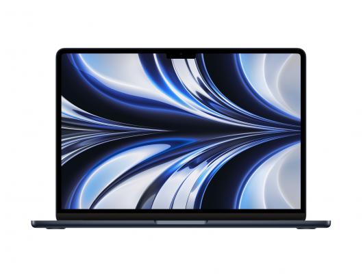 Nešiojamas kompiuteris Apple MacBook Air Midnight, 13.6", IPS, 2560x1664, Apple M2, 8GB, SSD 256GB, Apple M2 8-core GPU, Without ODD, macOS, 802.11ax