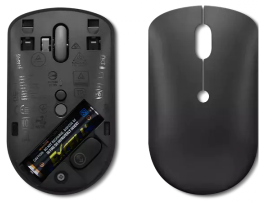 Pelė Lenovo Wireless Compact Mouse 400 Black, 2.4G Wireless via USB-C receiver