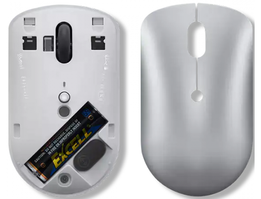 Pelė Lenovo Wireless Compact Mouse 540 Cloud Grey, 2.4G Wireless via USB-C receiver