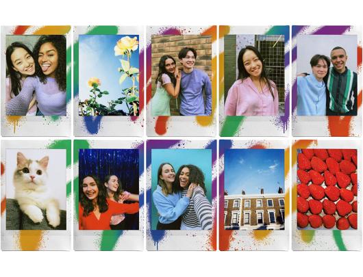 Momentinis foto popierius Fujifilm Instax Mini Art Spray Sheet 54x86 mm