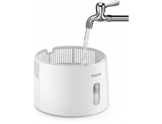 Oro drėkintuvas Philips HU3916/10, 25 W, 3 L, iki 45 m², NanoCloud, 300 ml/val., baltas/rožinis auksas.